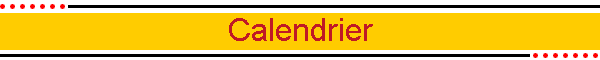 Calendrier