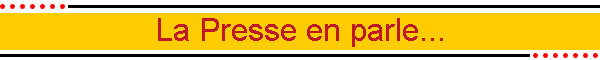 La Presse en parle...
